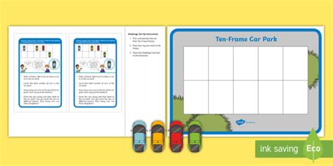 Eyfs Maths Addition Challenge Parking Cars Ikea Tolsby Fiestad Frame