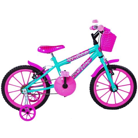 Bicicleta Infantil Feminina Aro 16 Gy Bikes C Rodinhas Escorrega o Preço