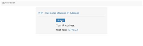 How To Get Local System Ip Address In Php Robots Net