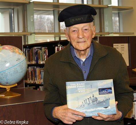 Century College Library: Pearl Harbor Survivor Signs Book About USS Ward