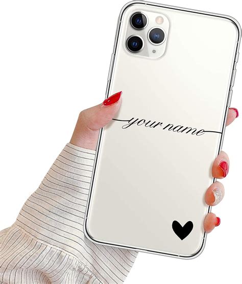 Suhctup Personalizzata Cover Per IPhone XR Custodia In TPU Con Cuore