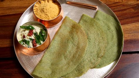 Pesarattu Green Gram Dal Dosa Recipe Divine Taste With Anushruti