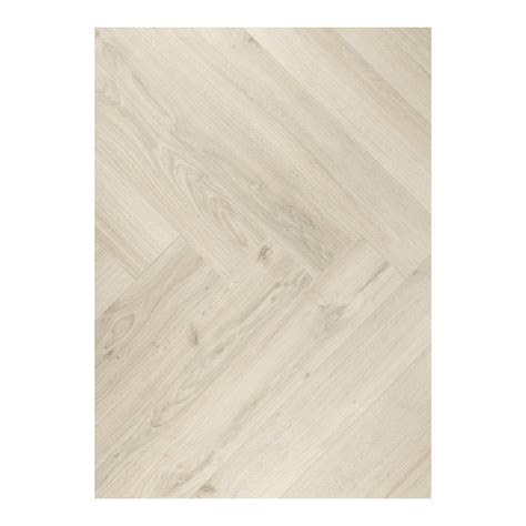 Clickit Dover Light Oak Vanilla Herringbone 6mm Spc Click Vinyl