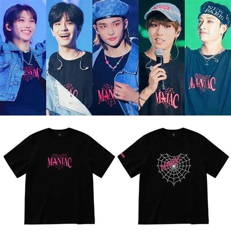 Stray Kids Maniac Tour 2022 Unisex Casual Style T Shirt Stray Kids Store