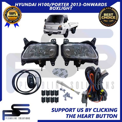 BoxLight Fog Lamp Fog Light Hyundai H100 2013 Onwards Fog Lamp With