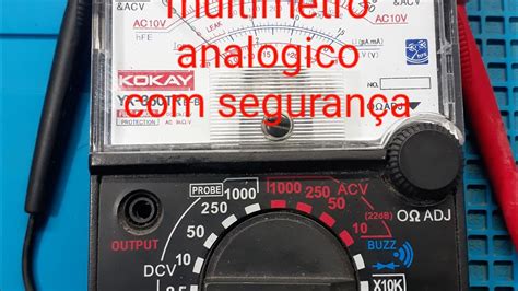 Como Usar O Multimetro Analogico Seguran A Youtube