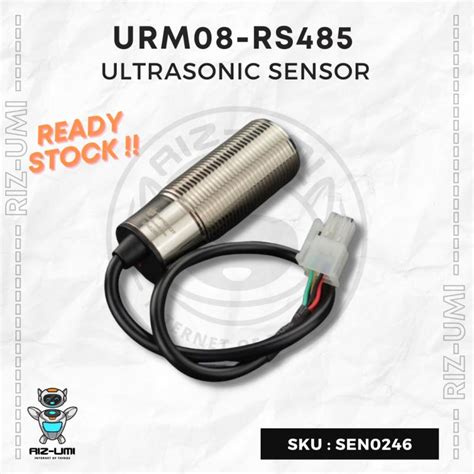 Jual Dfrobot Urm08 Rs485 Ultrasonic Ranging Sensor Jarak 35 550cm Di