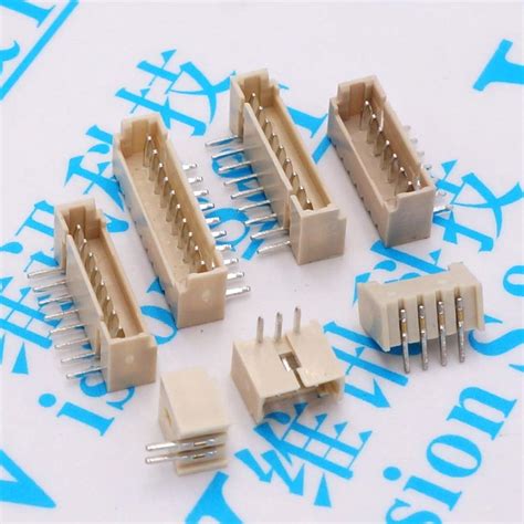 Gimax 10 PCS 1 25mm Pitch Connector Micro JST Vertical Right Angle Pin