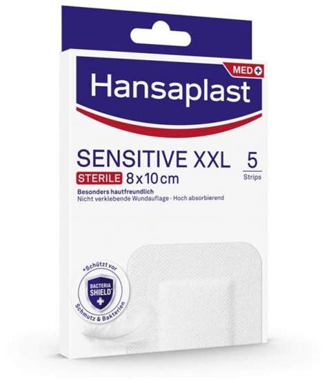 Hansaplast Sensitive Pflaster XXL 8 x 10 cm 5 Stück kaufen