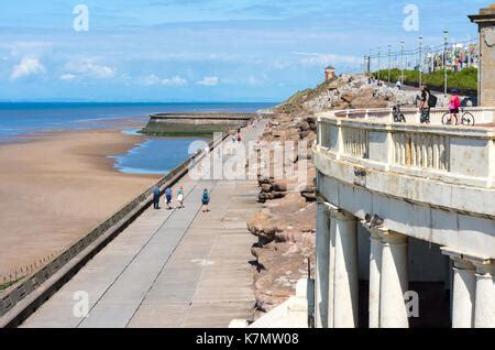 Blackpool North Shore, beach and promenade looking south to the North ...