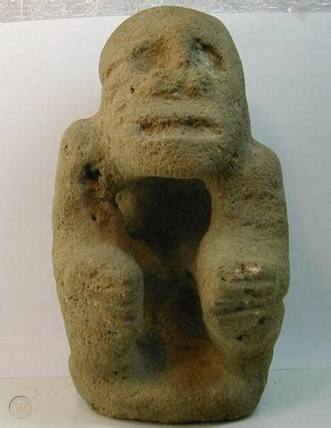 Taino Indian Pre Columbian artifact stone Zemi idol | #44421173