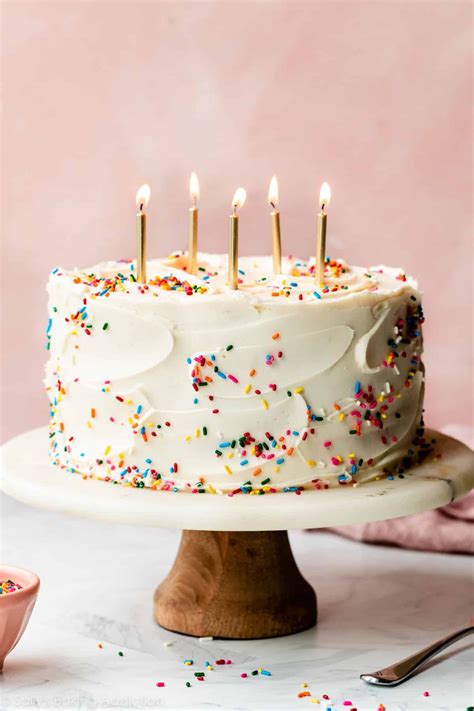 confetti layer cake recipe video sallys baking addiction