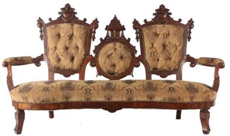 Walnut Renaissance Revival Sofa - May 12, 2012 | Fontaine's Auction ...