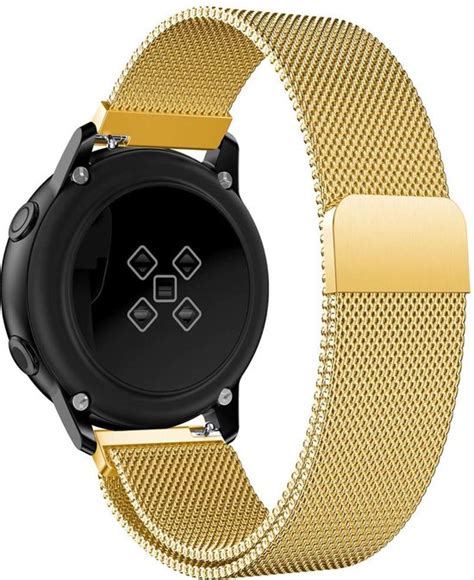 Bandje Geschikt Voor Samsung Galaxy Watch Active Mm Goud