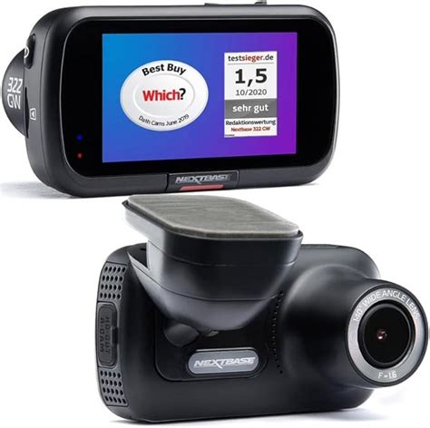 Amazon Nextbase 322GW Dash Cam Full 1080p 60fps HD Recording In