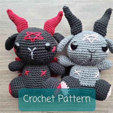 Baphomet Crochet Pattern Etsy