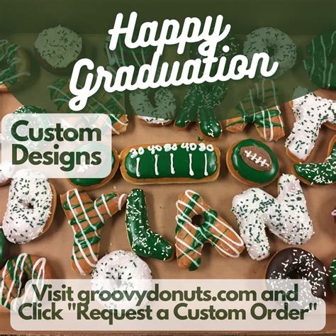 Request Custom Grad Donuts — Groovy Donuts