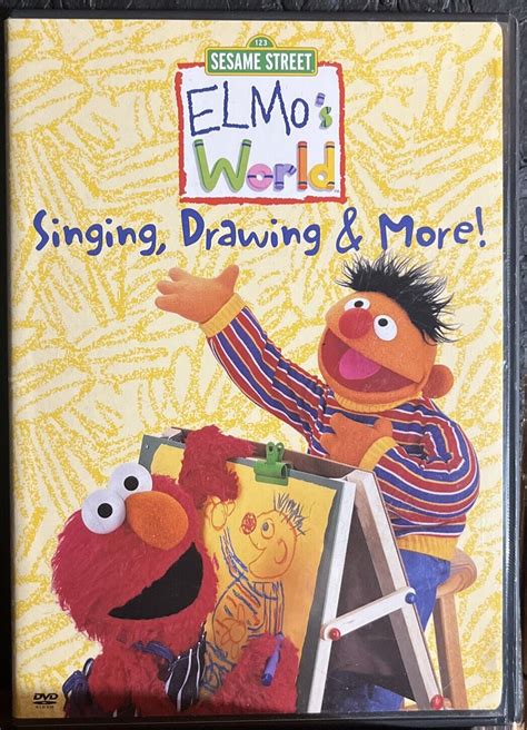 Sesame Street Elmos World Singing Drawing And More Dvd 2000 74645143491 Ebay