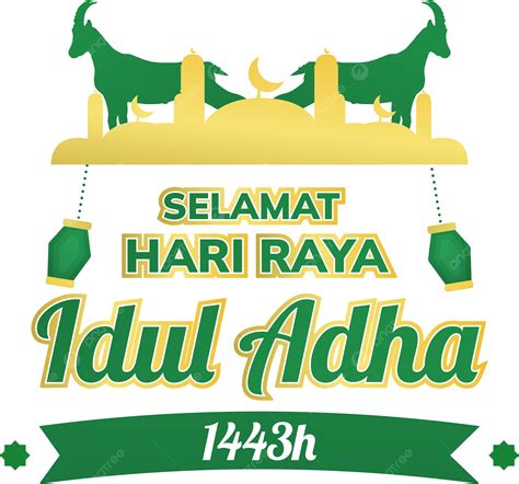 Texto De Letras De Selamat Hari Raya Idul Adha 2022 Tahun 1443 H Png