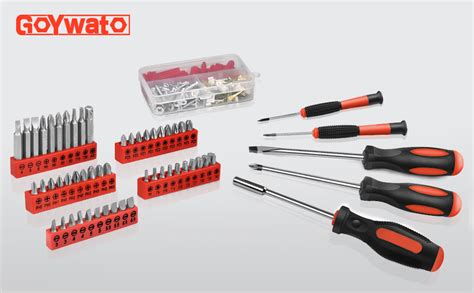 GoYwato Kit d outils de réparation portable 287 pièces Kit complet d