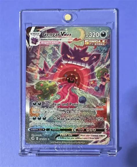 POKEMON FUSION STRIKE Gengar VMAX ALT ART Secret Carte Rare 271 264 EUR