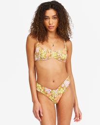 Bring On The Bliss Ruched Bralette Bikini Top For Women Billabong