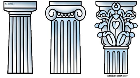 Greek Columns Doric Ionic Corinthian Ancient Greek Art Ancient