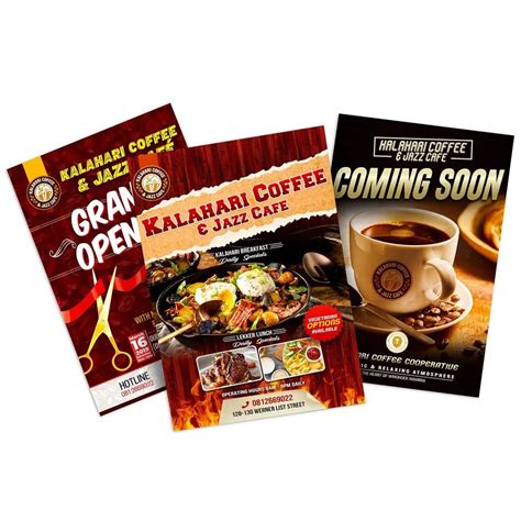 Custom Brochure Printing Leaflet Printing Poster Printing Paper Flyer