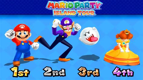 Mario Party Island Tour Minigames Mario Vs Waluigi Vs Boo Vs Daisy