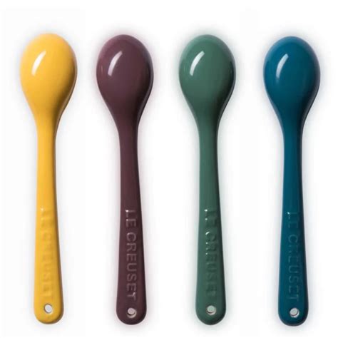 Le Creuset 14cm Spoons Stoneware Botanique Set Of 4 Luxurykitchen4u