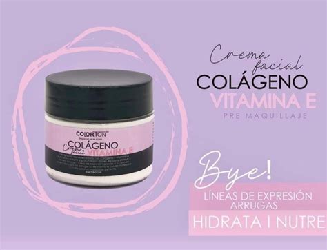 Crema Facial Hidratante Con Colágeno Y Vitamina E Día Noche MercadoLibre