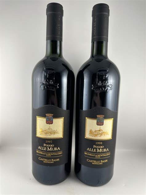 1997 1998 Castello Banfi Poggio Alle Mura Brunello Di Montalcino