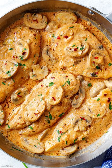 The Most Satisfying Chicken Breasts Mushrooms Recipe – Easy Recipes To ...