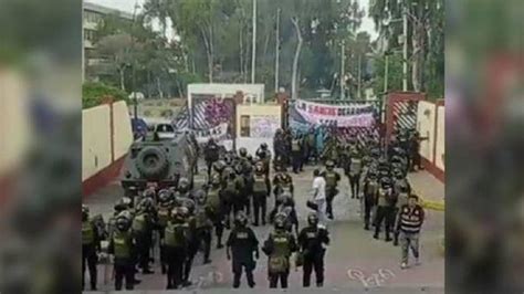 La PolicÍa Ingresa A San Marcos Para Desalojar A Manifestantes Alojados En La Universidad