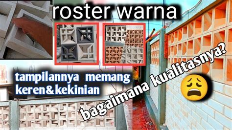 Kelebihan Dan Kekurangan Roster Ventilasi Rumah Roster Berwarna Roster