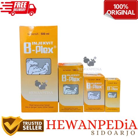 Jual INJEKVIT B PLEX B KOMPLEKS 20 Ml 50 Ml 100 Ml MEDION Tingkatkan