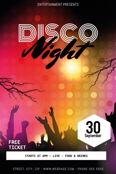 Disco Flyer Template Postermywall