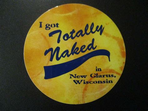 New Glarus Brewing Wisconsin Totally Naked Sticker Decal Craft Beer