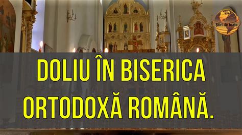 Doliu în Biserica Ortodoxă Română shorts Știri România YouTube