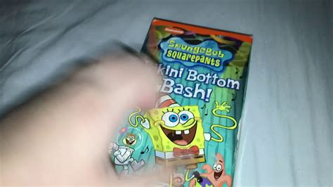 SpongeBob SquarePants Bikini Bottom Bash 2003 VHS Review YouTube