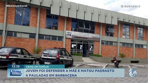 JOVEM FOI DEFENDER A MÃE E MATOU PADRASTO A PAULADAS EM BARBACENA