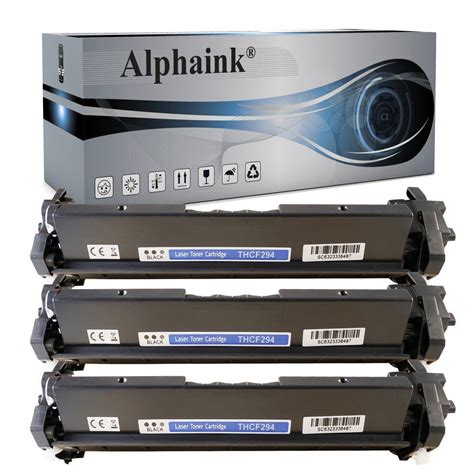 Acquista 3 Toner Hp CF294X Nero Comapatibile Alphaink