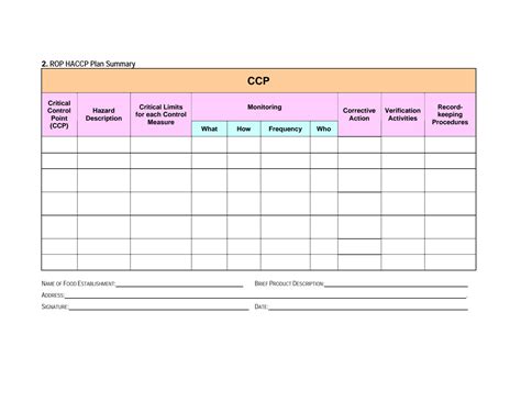 SOLUTION Haccp Form And Flow Chart Studypool