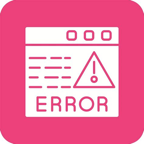 Premium Vector Error Icon