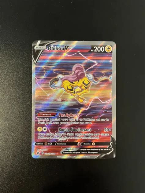 CARTE POKEMON RAIKOU V GG41 70 EB12 5 Zenith Supreme NM EUR 30 00