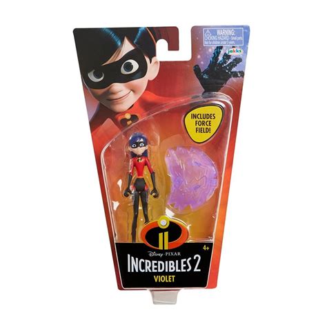 Figura de Acción Incredibles 2 Jakks Violet 4 Pulgadas Walmart en línea