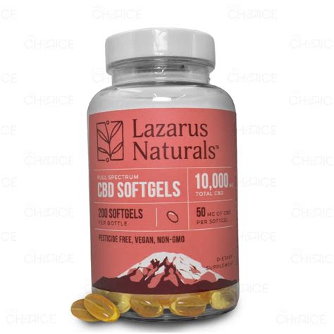 Lazarus Naturals Cbd Capsules Full Spectrum Cbd Choice