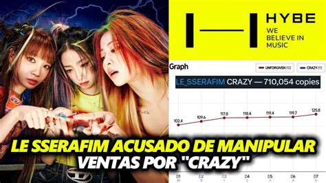 Acusan A Le Sserafim Y Hybe De Manipular Ventas De Su Lbum Crazy