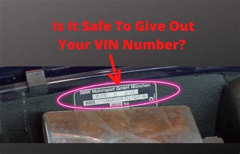 Why Would Someone Want Your Vin Number