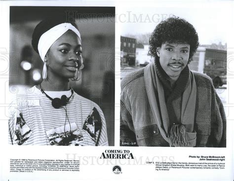 Eric La Salle Actor Alison Dean Actress Comedy Coming America 1988